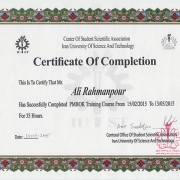 PmBoK Certificate